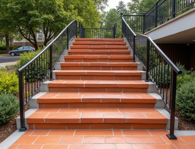 Outdoor Plaza Stairway